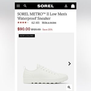 Sorel White Sneakers for Effortless Style